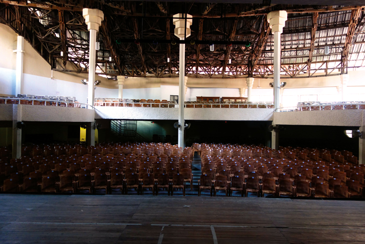 The auditorium, or ‘audience hall’ of the Kandy Arts Centre, in January 2018