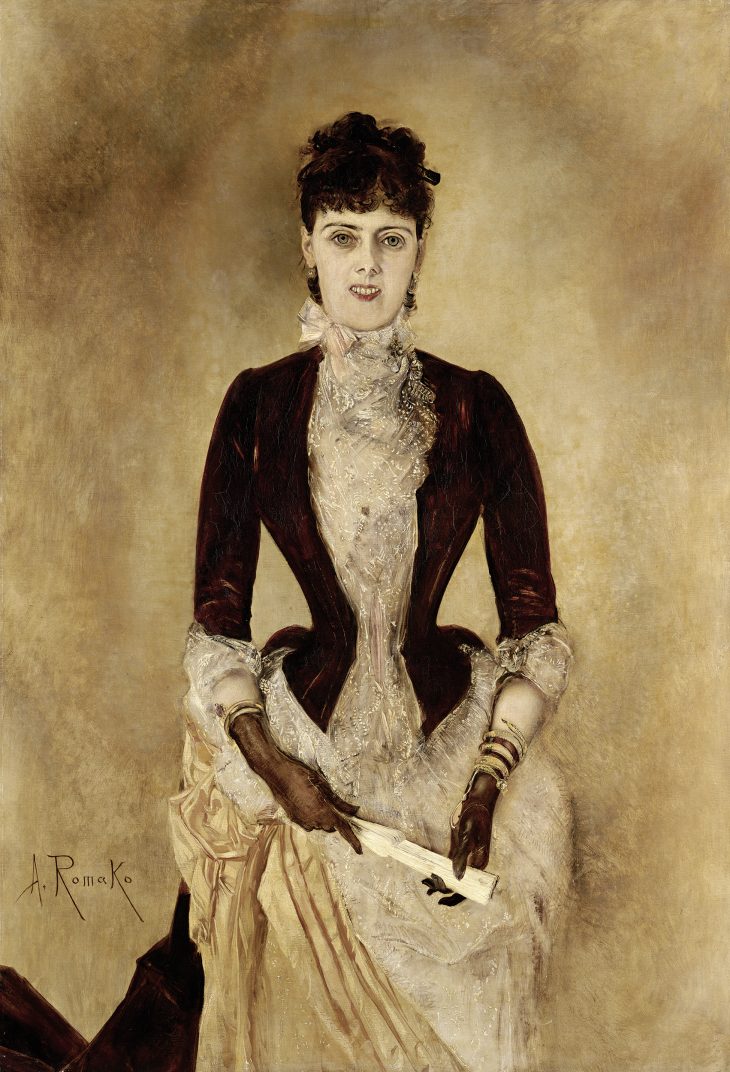 Portrait of Isabella Reisser, Anton Romako