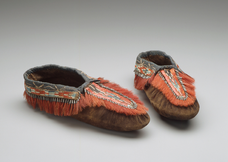 Moccasins, Native American (probably Huron)