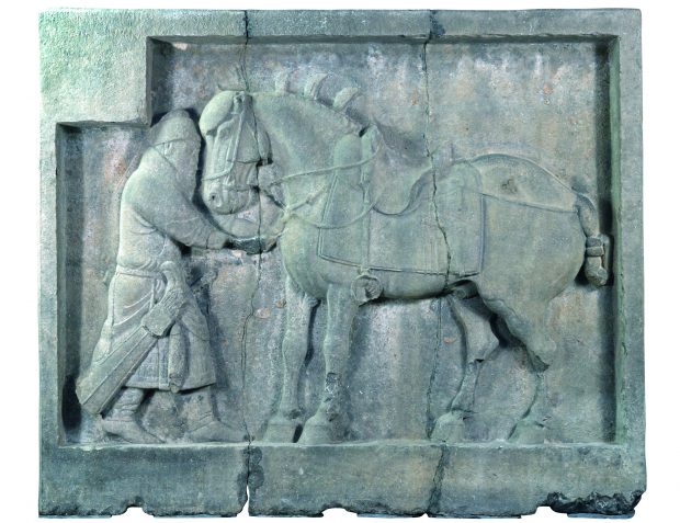 One of six reliefs commissioned by the Emperor Taizong, China, Tang Dynasty (618–906 AD), University of Pennsylvania Museum of Archaeology and Anthropology, Philadelphia, Photo: courtesy Penn Museum and Dorling Kindersley