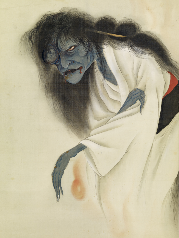 The Phantom of Oiwa, signed Ikkyo