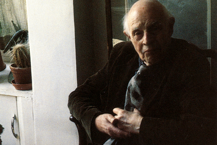 Edward Bawden (1903–89) photographed in 1989.