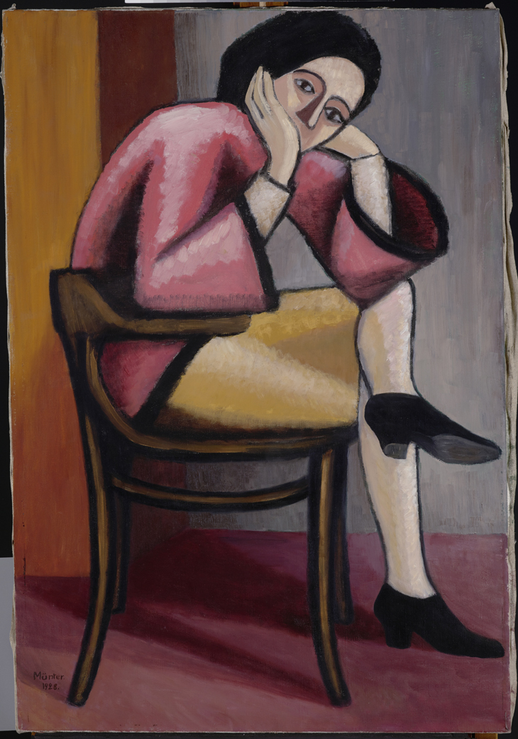 Woman in Thought II, Gabriele Münter