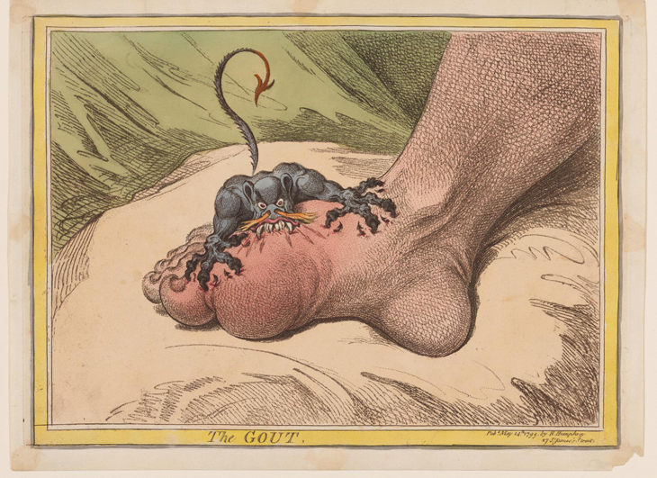The Gout, James Gillray