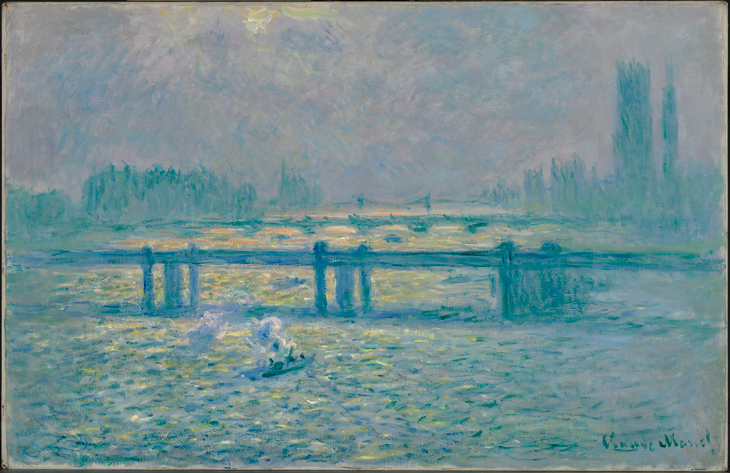 Charing Cross Bridge, Reflections on the Thames (Charing Cross Bridge, reflets sur la Tamise, Claude Monet