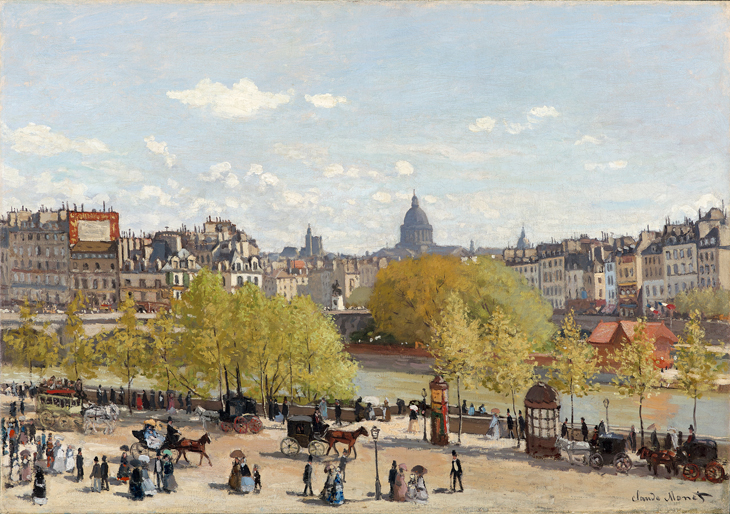 The Quai du Louvre, Claude Monet