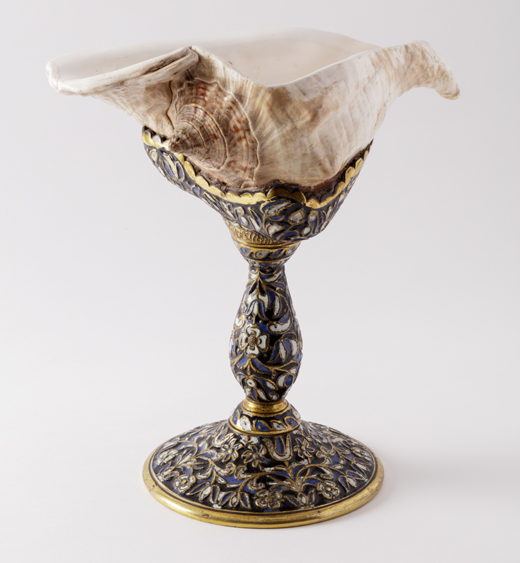 Cup with strombus shell (c. 1660), attributed to the workshop of Stephen Pilcherd and Anthony Hatch. Norwich Castle Museum & Art Gallery, Norwich, UK.