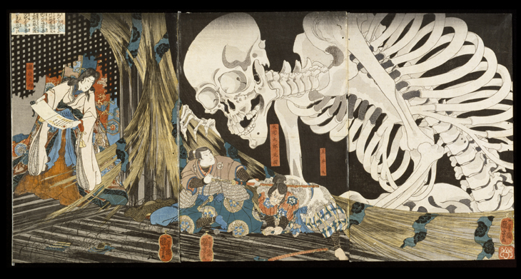 The Princess Takiyasha and the Ghost-Skeleton, Utagawa Kuniyoshi