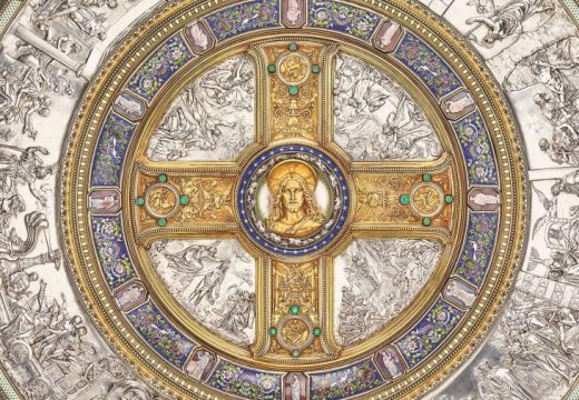 Detail of the Glaubensschild (Shield of Faith), (1842–47), designed by Friedrich August Stüler, Peter von Cornelius and Alexis-Étienne Julienne, Royal Collection Trust, Photo: Royal Collection Trust/© HM Queen Elizabeth II 2018