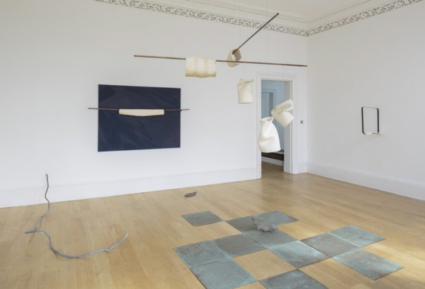 Installation view of ‘Radio Piombino’ by Katinka Bock at The Common Guild, part of Glasgow International 2018. Photo: Ruth Clark