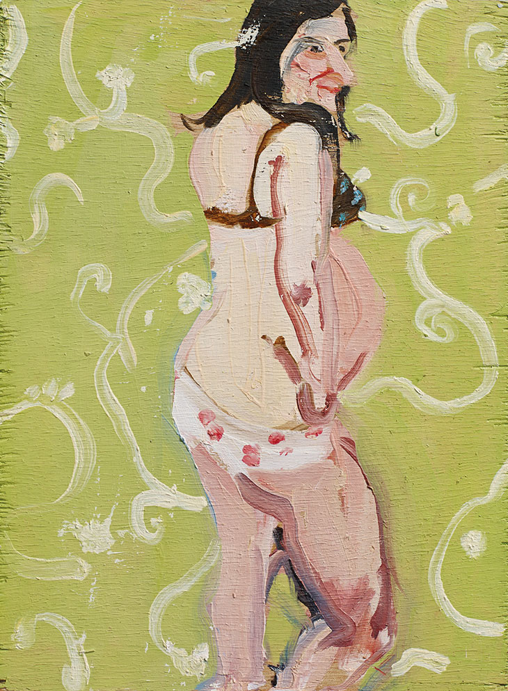 Self-Portrait Pregnant II (2004), Chantal Joffe.
