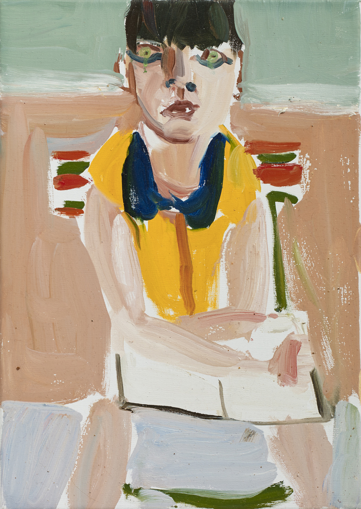 Esme in a Yellow Dress, Chantal Joffe