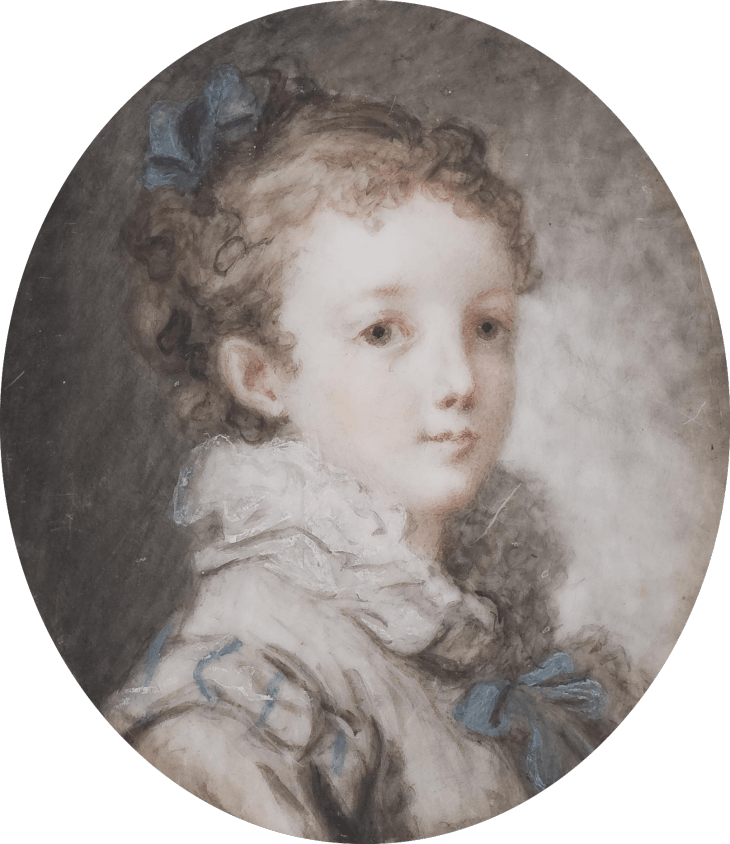 Bust-Length Portrait of a Young Girl, Marie-Anne Fragonard