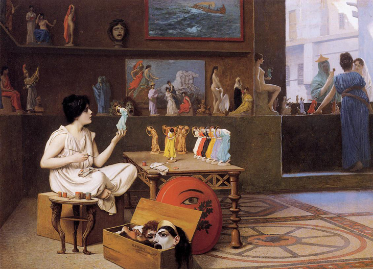 In Painting Breathes Life into Sculpture (Sculpturae vitam insufflate picturae) (1893), Jean-Léon Gérôme. Art Gallery of Ontario.
