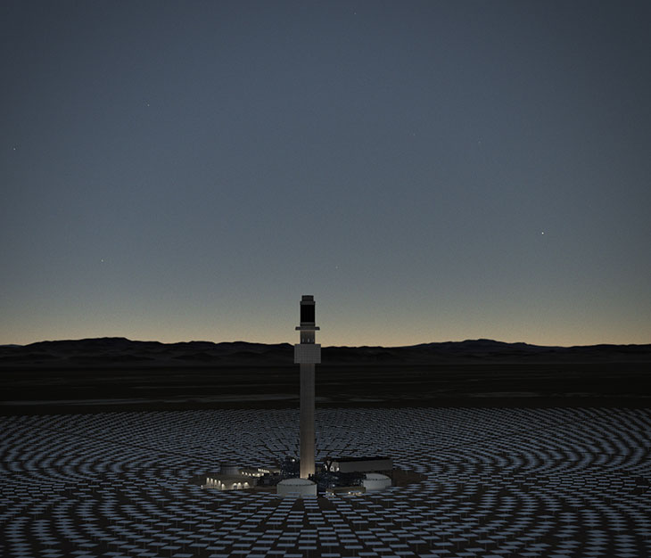 Solar Reserve (Tonopah, Nevada) (2014), John Gerrard.