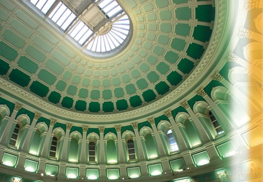 The Reading Room of the National Library of Ireland, Dublin. The library has been allocated €23m by the Irish government to upgrade its facilities.