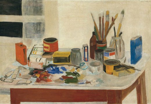 The Painting Table (1954), Jane Freilicher.