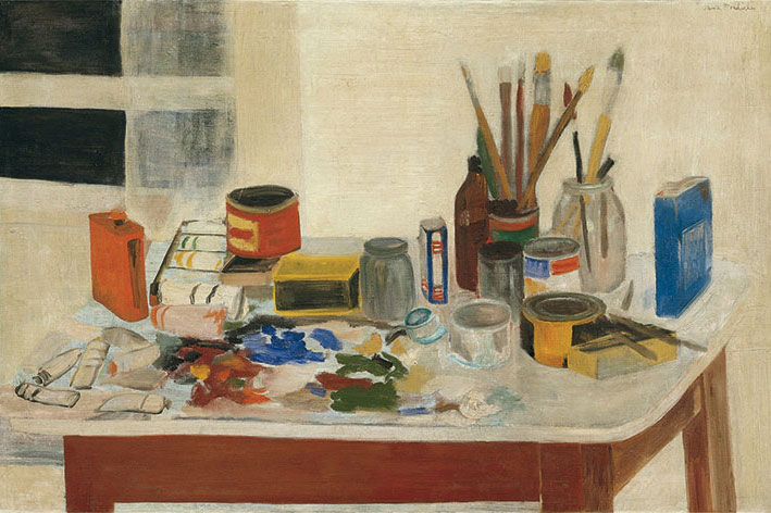 The Painting Table (1954), Jane Freilicher.