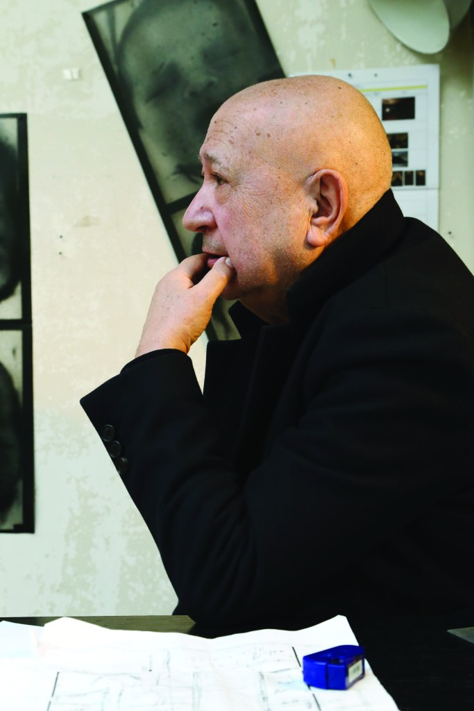 Christian Boltanski in his studio in Paris in March 2018, photo: Elizabeth Young