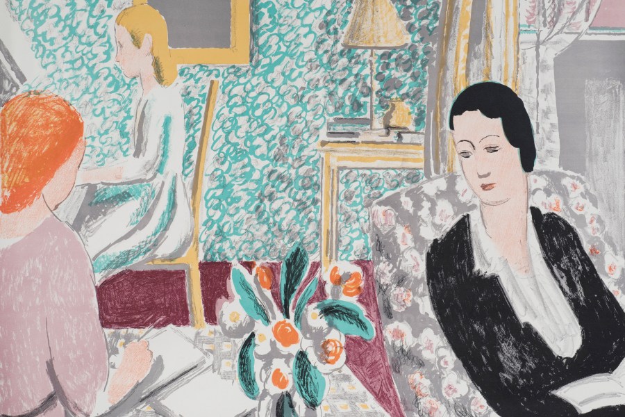 The Schoolroom (detail; 1938), Vanessa Bell. Osborne Samuel, £4,500