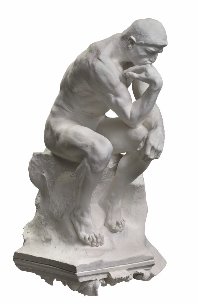 The Thinker, (1881–82), Auguste Rodin.