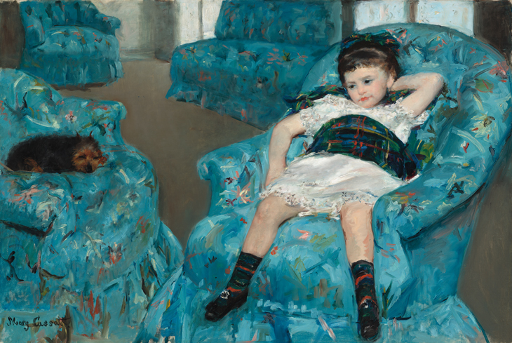 Little Girl in a Blue Armchair, Mary Cassatt