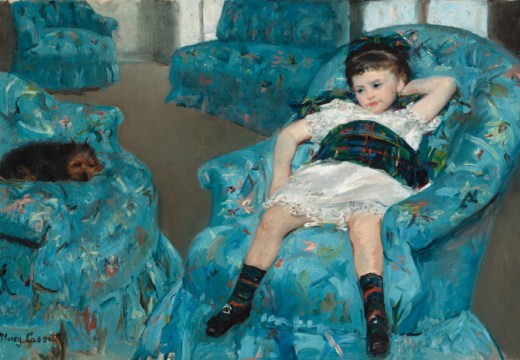 Little Girl in a Blue Armchair, Mary Cassatt