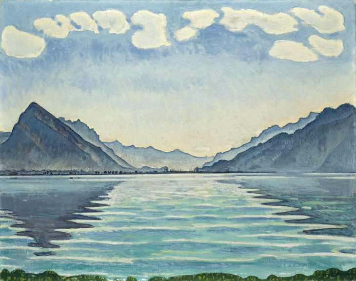 Lake Geneva with symmetrical reflections, Ferdinand Hodler