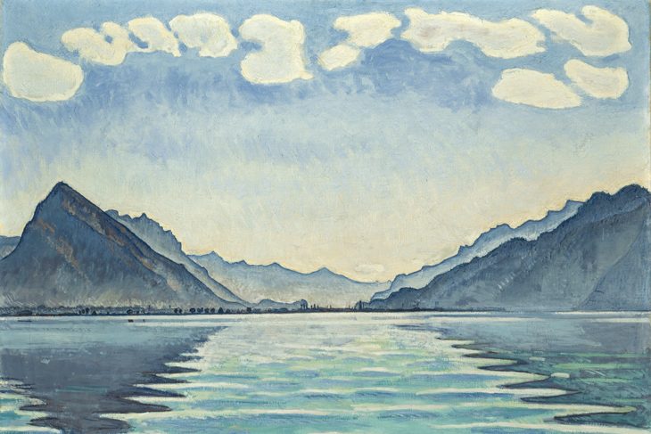 Lake Geneva with symmetrical reflections, Ferdinand Hodler