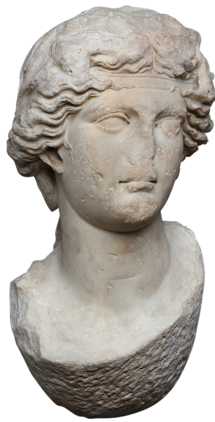 Head of Dionysos, Roman.