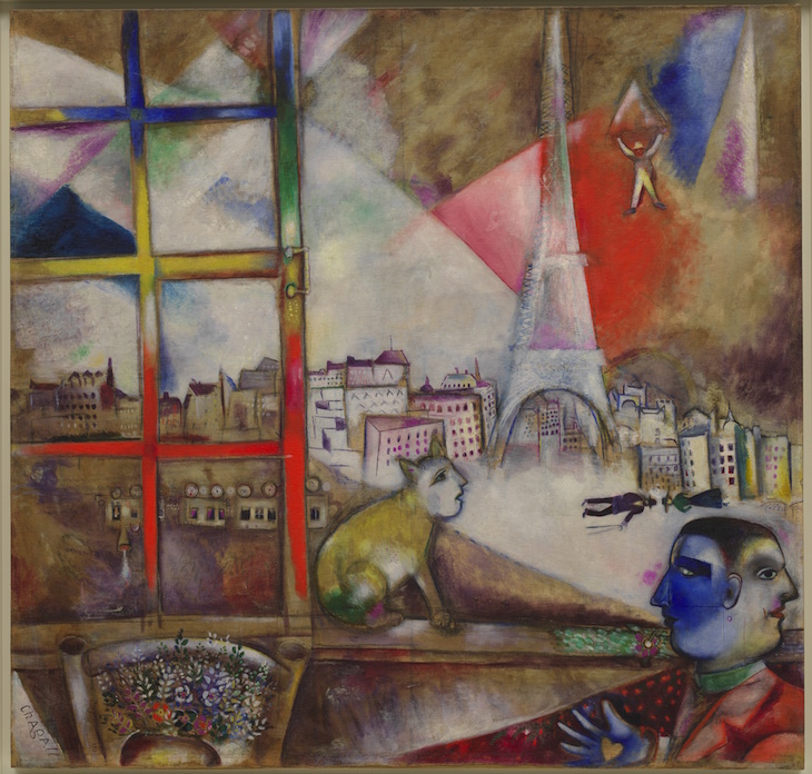 Paris through the Window, Marc Chagall