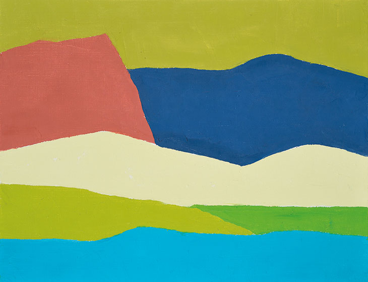 Untitled (2014), Etel Adnan. Private collection.
