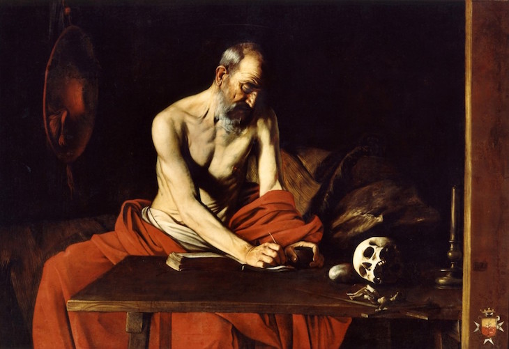 St Jerome Writing (1607–08), Caravaggio