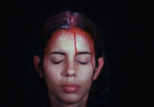 Sweating Blood (1973), Ana Mendieta.