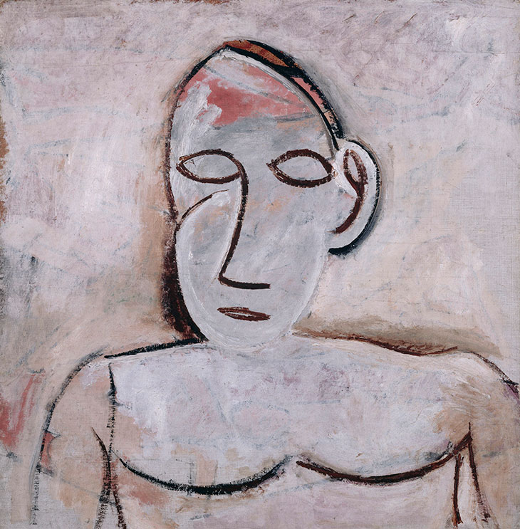 Bust (study for Les Demoiselles d'Avignon)