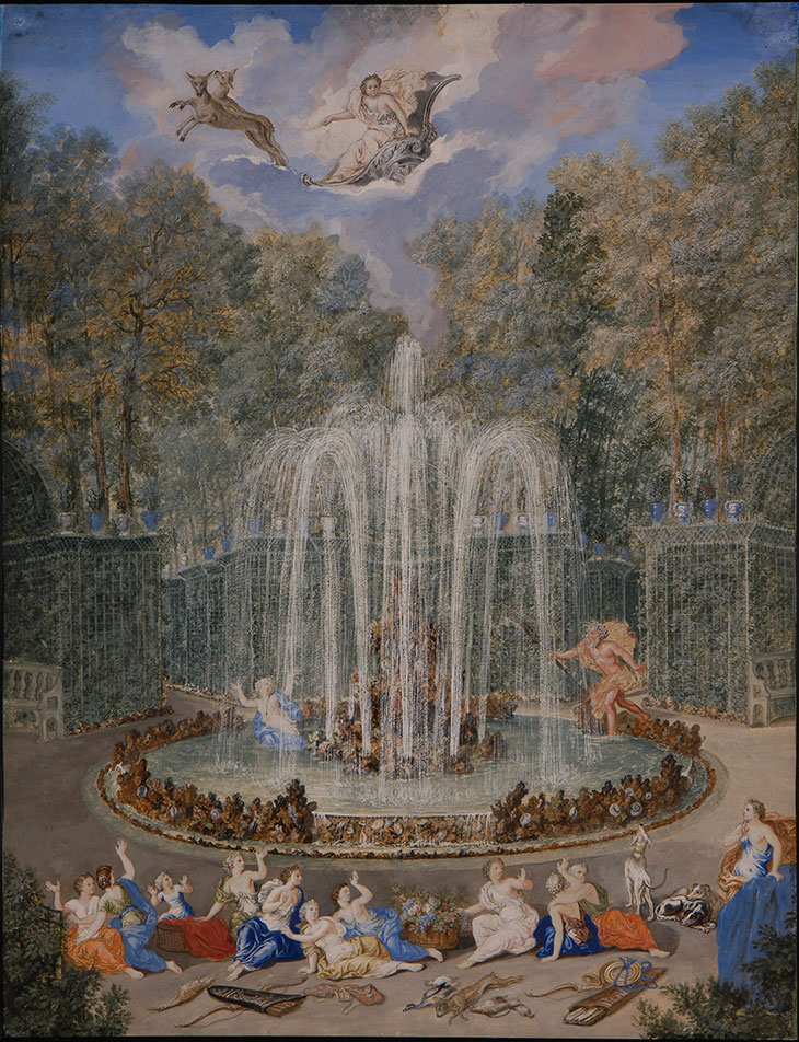 Fountain scene with Alpheus pursuing Arethusa, Jean Cotelle