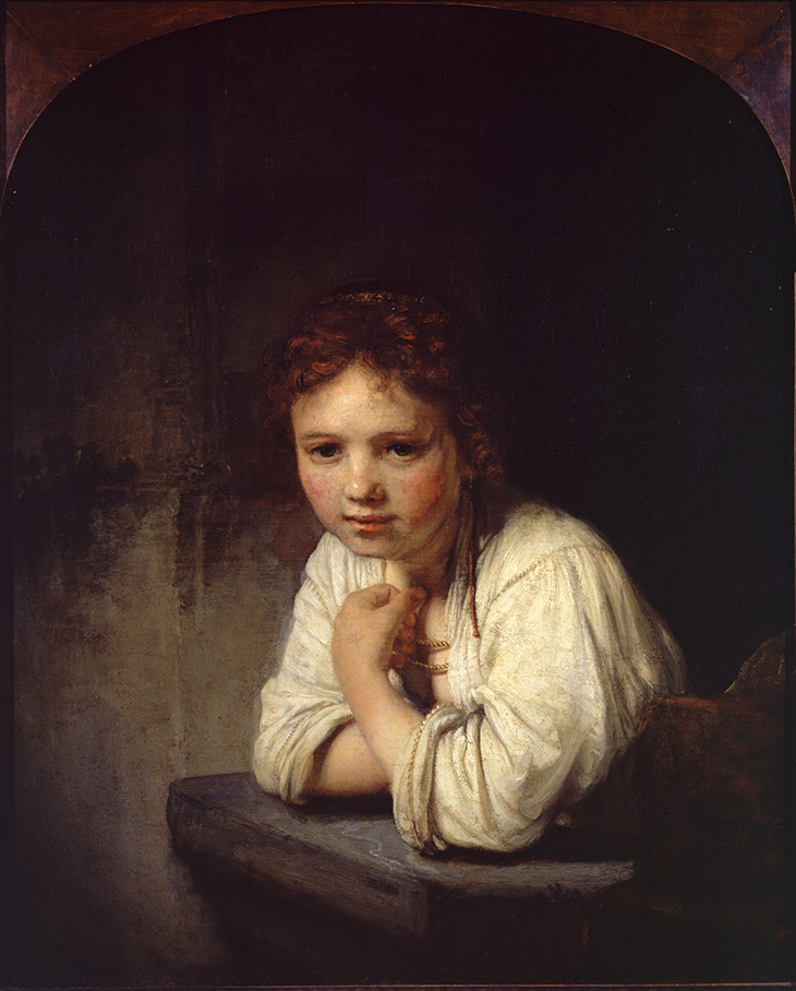 Girl in a Window, Rembrandt