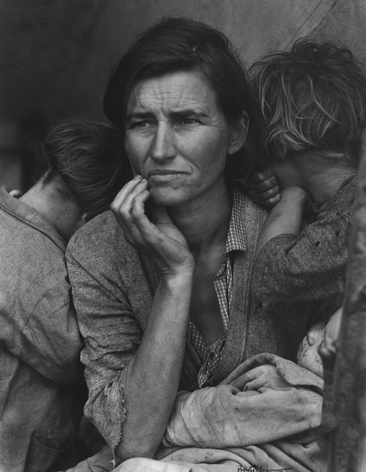MIgrant Mother, Nipomo, California (1936), Dorothea Lange.