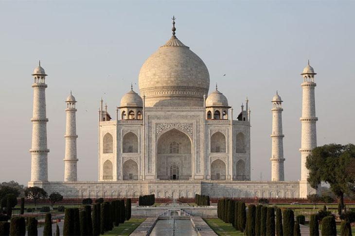 The Taj Mahal, photographed in March 2018.