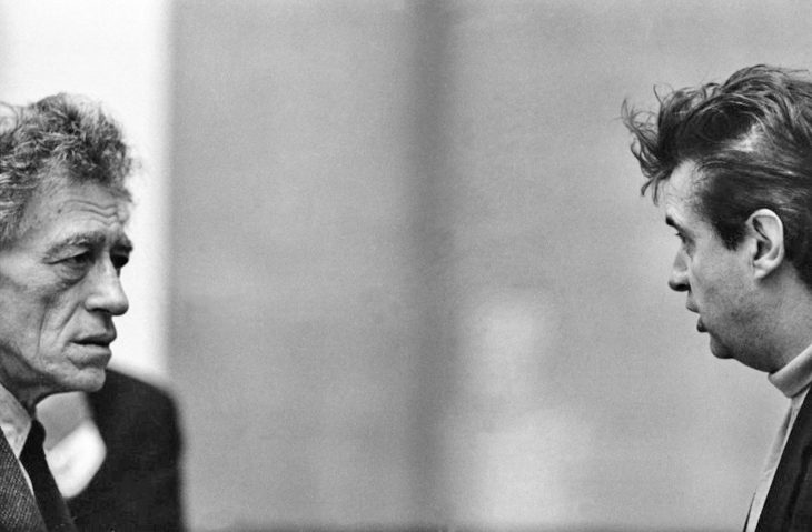 Alberto Giacometti and Francis Bacon, 1965, (1965) Graham Keen, © Graham Keen