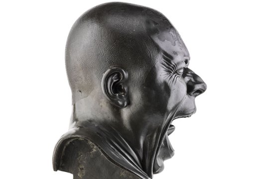 The Yawner (side view; c. 1770–83), Franz Xaver Messerschmidt.