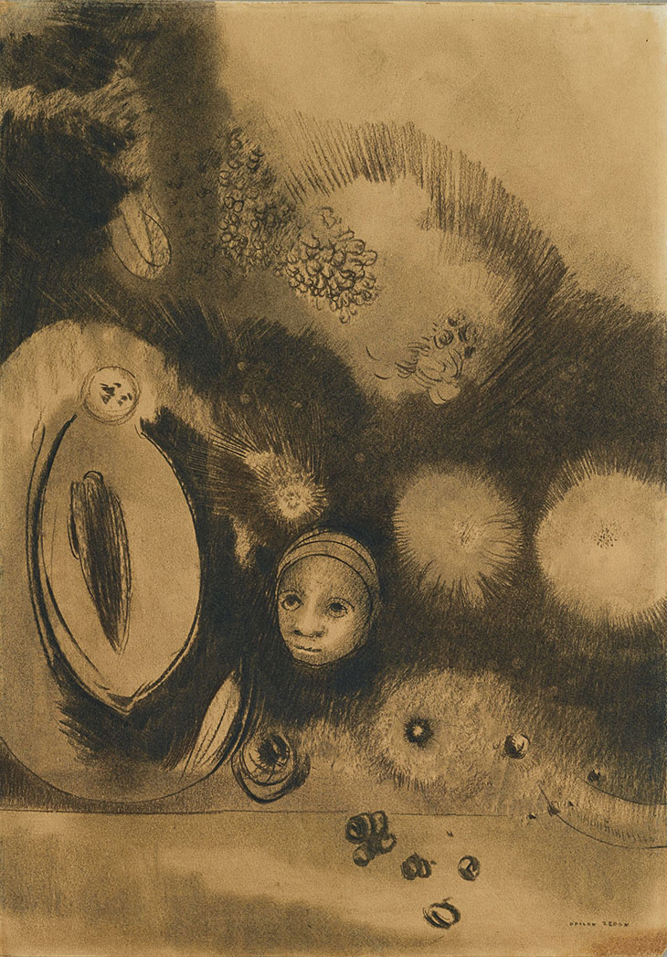 Face-Germination (1888), Odilon Redon.