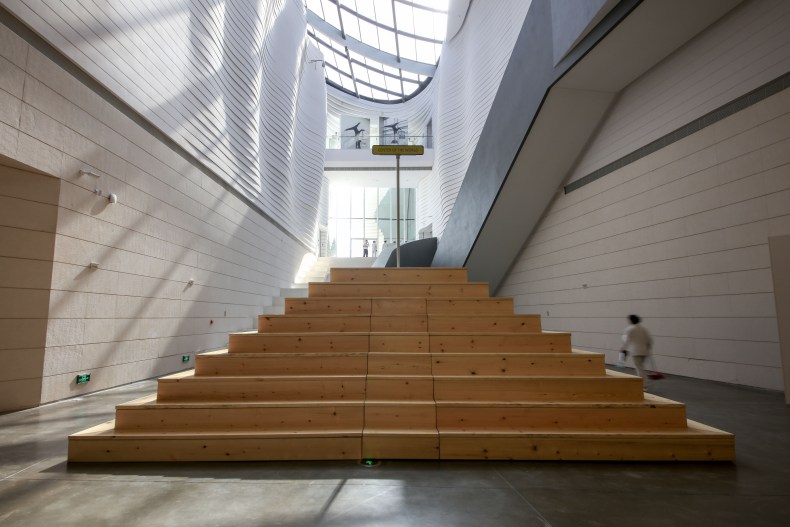 The Center of the World, (2018), installation view at the Yinchuan Biennale. 