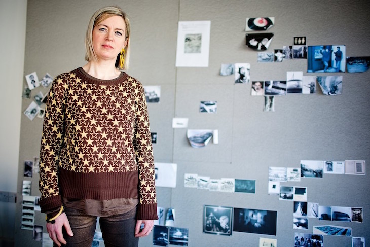 Elizabeth Price photographed in her studio.