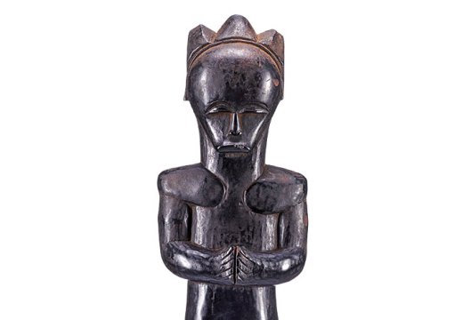 Biyema Byeri reliquary figure (late 19th or early 20th century), Fang Betsi, Moyen-Ogooué, Gabon. Musée d’ethnographie de Genève
