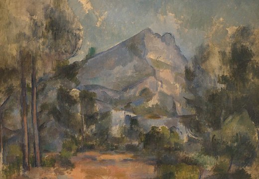 Montagne Sainte-Victoire (detail; 1897) Paul Cézanne.