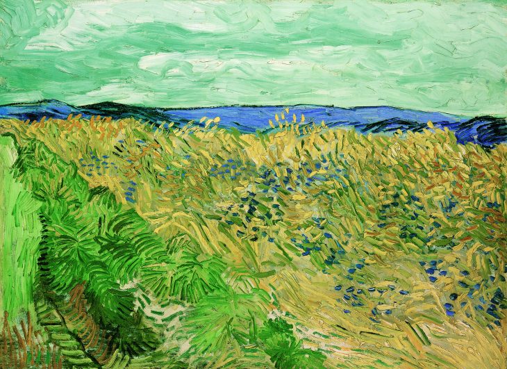 Wheatfield with Cornflowers, Vincent van Gogh