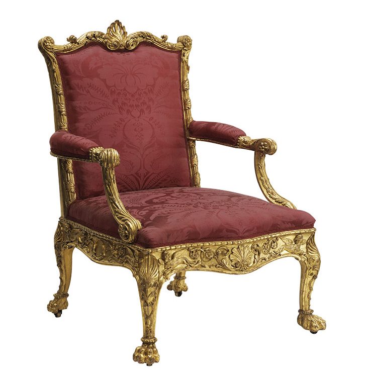 Armchair (1764–65), Thomas Chippendale after a design by Robert Adam.