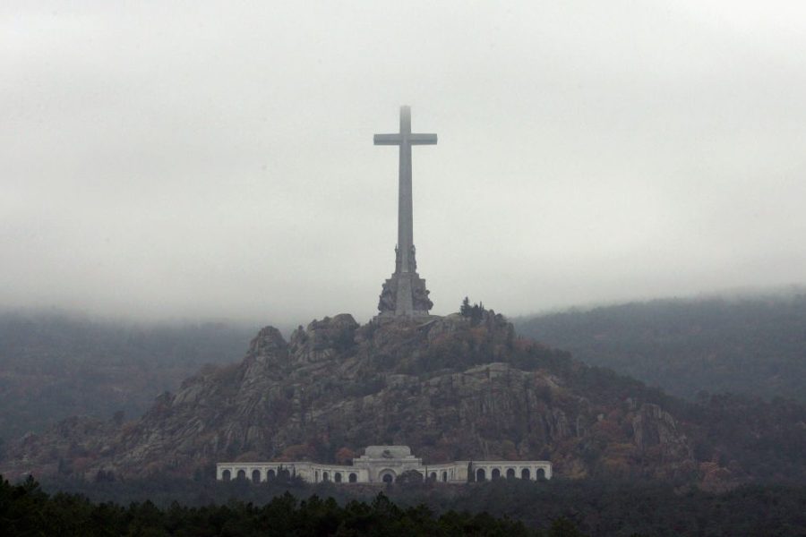 The Valley of the Fallen in Es Escorial, Spain.