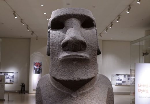 The Hoa Hakananai’a at the British Museum in London.